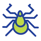 icono pulgas color