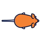 icono ratas y ratones color